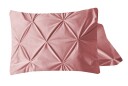 Indusia Design Putetrekk Velvet Pintuck Pink 2pk