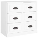  Skjenk hvit 70x35,5x67,5 cm konstruert tre