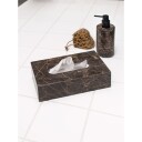 Mette Ditmer Marble lommetørkleboks 14 x 25,5 cm Brun