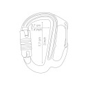 Petzl Karabiner FREINO Z Connector, 1 stykke, SET-M042BA00 Svart
