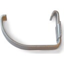 11" galvanisert ½-rund skinne galvanized