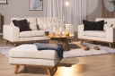 Copenhagen 2 seters Manchestersofa   Beige