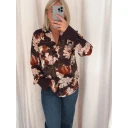 InWear Masoniw V Neck Blouse   Brown   34