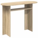 vidaXL Konsollbord Sonoma eik 100 x 39,5 x 75 cm Konstruert tre
