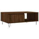 vidaXL Salongbord brun eik 90x60x35 cm konstruert tre