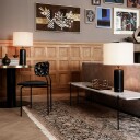 Gubi - Gravity Table Lamp Small Canvas/grey Marble - Bordlamper - Space Copenhagen - Grå