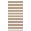  Sebragardin sandbrun 75x150 cm stoff bredde 70,9 polyester