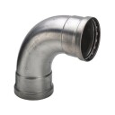 Viega Sanpress Inox 90° Bøy 76,1 mm Rustfritt Stål