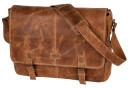 DÃRR Cape Town Skinnkameraveske Large   Cognac