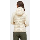 Peak Performance Women's Helium Down Hybrid Hood Sand Fog XL