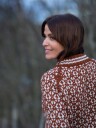 FLOKK genser dame rustbrun kitt