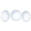 Smedbo 623 Reisespeil 3 Speilsider- Normal/5x/12x Hvit Matt