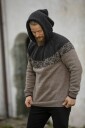Viking Garn 2127 9B Hod Genser Med Hette