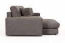 Arken Lyx 5 seter Vendbar L formet Dyp Divansofa i stoff   Brun