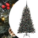  Kunstig juletre grønn 83,5 x 83,5 x 150 cm PVC og plast og stål