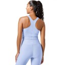 Casall Sharp Back Sport Top Padel  og tennissinglet dame Blå XL