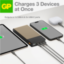 GP M2+ Powerbank 10000 mAh USB-C Beige