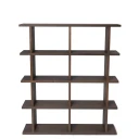 Ferm Living Kona Bokhylle 2x4   Mørkbeiset eik