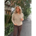 Ane Mone Dame Strikkevarer Beige M,