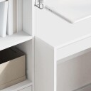  Skrivebord Hvit 80x50x76 cm Konstruert tre