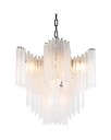 Pulsar lysekrone frostet glass