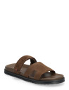Tommy Hilfiger Adjustable Premium Suede Sandal Brown 41