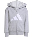 adidas Big Logo Fleece Full Zip Track Suit Kids Grå 128