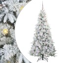  Kunstig sammensatt juletre med 300 LED grønn 180 cm PE og PVC