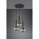 Pendant Light Clayton 3Xe27 Matt Black