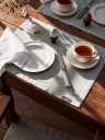 Georg Jensen Damask Easter Rustic spisebrikke 2-pk 50x38 cm lys grønn