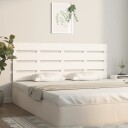 vidaXL Sengegavl hvit 160x3x80 cm heltre furu