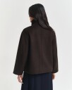 Gant Kort ulljakke med glidelås DEEP BROWN L