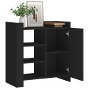  Skjenk svart 73,5x35x75 cm konstruert tre 8721102805820