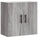 vidaXL Veggskap grå sonoma 60x31x60 cm konstruert tre