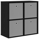 Serviesskap med skuff Svart Eik 68,5 x 32 x 67 cm
