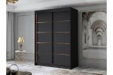 Lungos Garderobe 120x200 cm - Svart