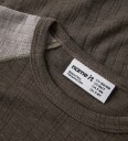 Name It Nkmwang Wool Needle Ls Top Solid   Brown   122 128