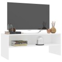 vidaXL TV-benk hvit 100x40x40 cm sponplate