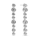 Sif Jakobs Jewellery Sardinien Lungo Piccolo Earrings Sølv farge Hvit 34 mm