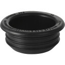 50 mm gummihylse sort PEH Geberit Svart