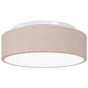  Taklampe Gråbrun 38 X 13.5cm Stoff