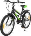 Miw Barnesykkel Actionbikes Arrow 20" sort/grønn