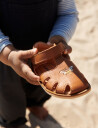 Wheat Sandal Closed Toe Lowe - Brown - 19