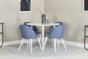 Venture Home Spisegruppe Ridones 100 cm Rund + 4 Sedavi Spisestoler  