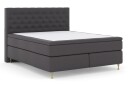 Select No 6 Komplett Sengepakke 180x200 Medium Memory/Pocket   Mørkegrå/Gullben
