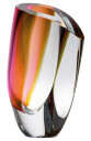 Kosta Boda Mirage vase 31 cm Grå-rød