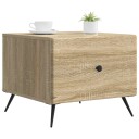  Kaffebord med skuff Sonoma eik 49 x 50 x 40 cm Konstruert tre