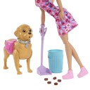 Barbie “Malibu” Walk & Potty Pup Toy Set Pink ONE SIZE