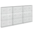 vidaXL Gabion med 3,5 mm tråd og 5x10 cm mesh 300x20x150 cm