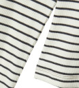 LMTD Nlfhinaja Ls Stripe Short S Top Noos White 134 140